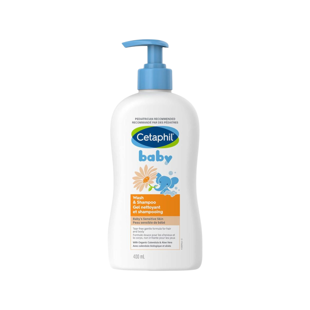 Cetaphil Baby Wash & Shampoo with Organic Calendula (400ml)