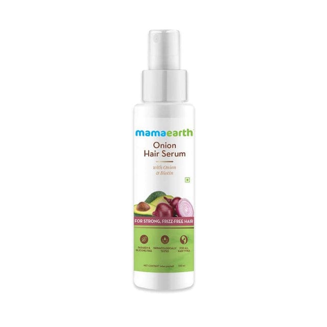 Mamaearth Onion Hair Serum with Onion & Biotin for Strong, Frizz-Free Hair – 100 ml